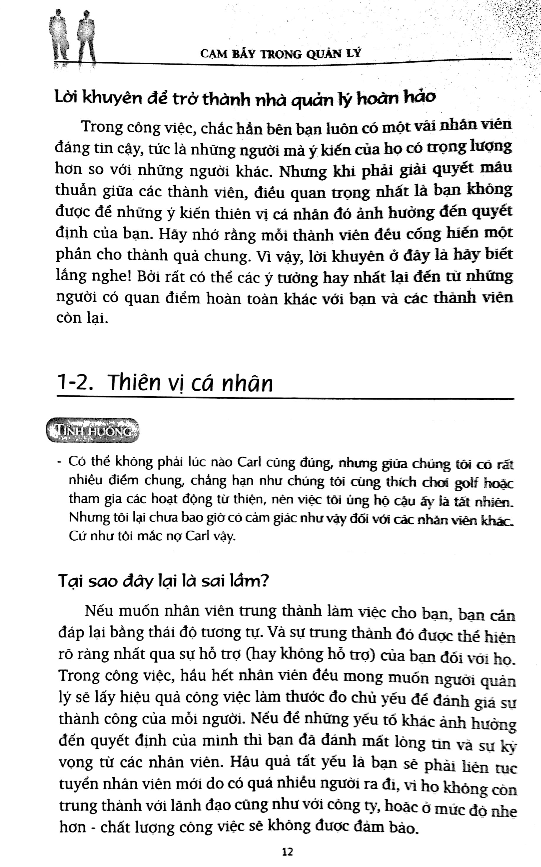 Cạm Bẫy Trong Quản Lý
