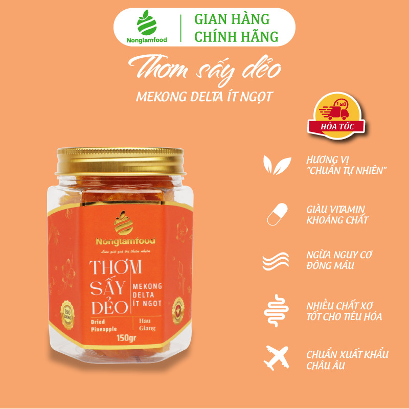 Set quà đặc sản 9 hũ hạt và trái cây sấy mix bất kỳ Nonglamfood | Quà tặng người thân, bạn bè, doanh nghiệp