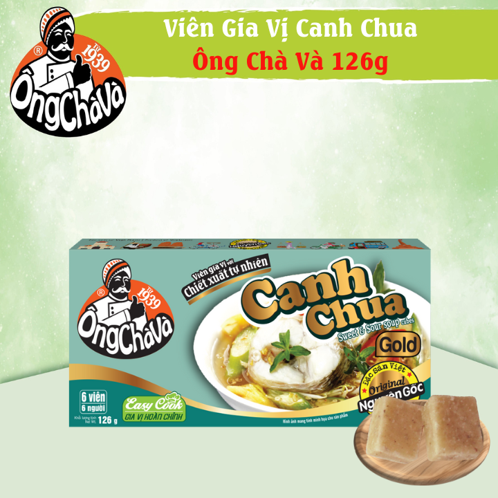 Combo 10 Hộp Viên Gia Vị Canh Chua Gold Ông Chà Và