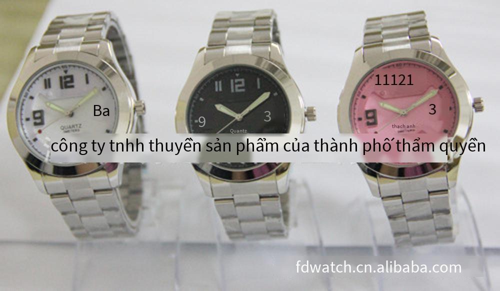 Cung cấp giá đặc biệt đồng hồ thời trang nam dây thép đồng hồ quà tặng quảng cáo