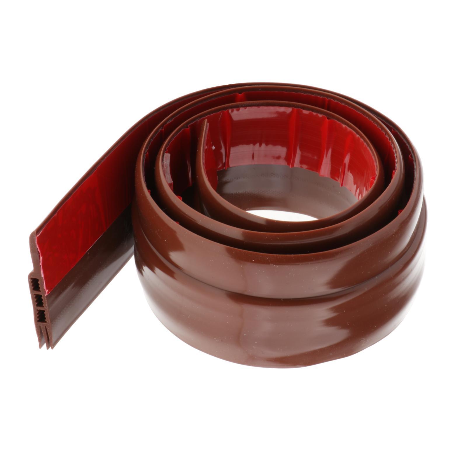Adhesive Weather  Under Door Draft Stopper Brown 50mm