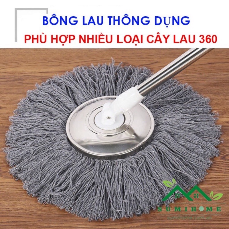 BÔNG LAU NHÀ SỢI COTTON 3 LỚP HÀNG DÀY