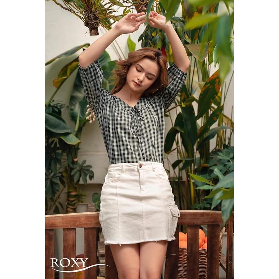 Áo sơ mi nữ caro xinh mát diện mùa hè đủ size đủ màu y hình