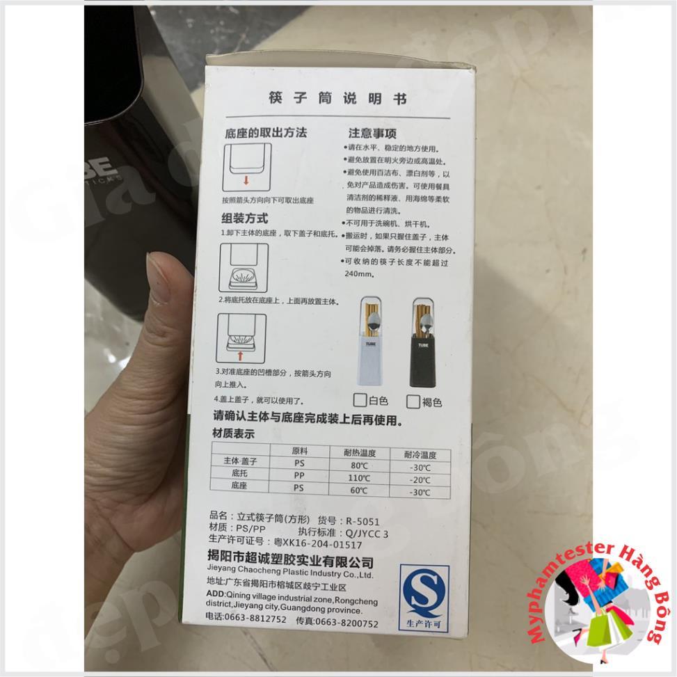 Ống cắm đũa có nắp Tube Chopstics