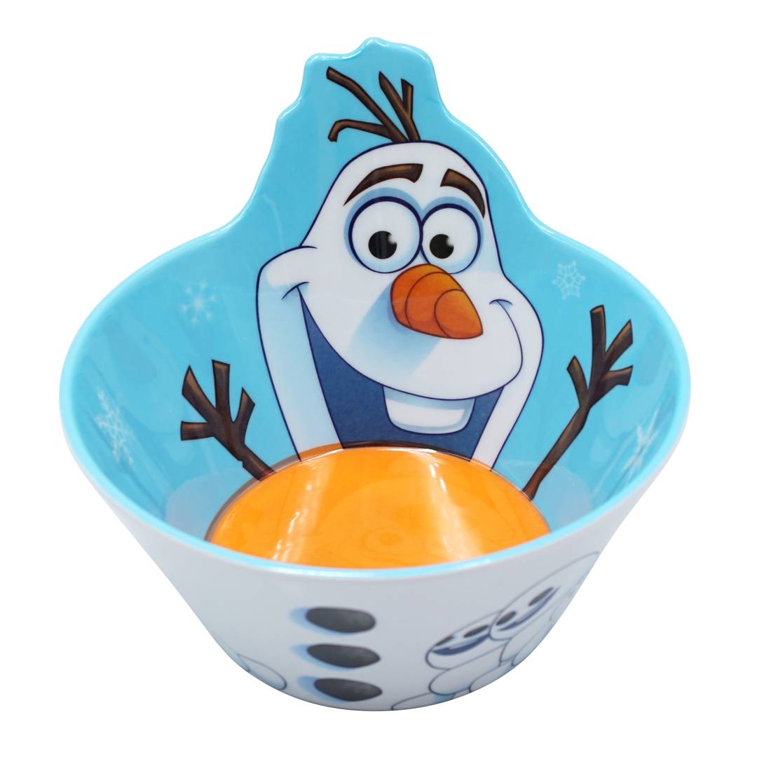 Chén tô ăn dặm melamine Disney hình người tuyết Olaf Frozen 3D cho bé gái