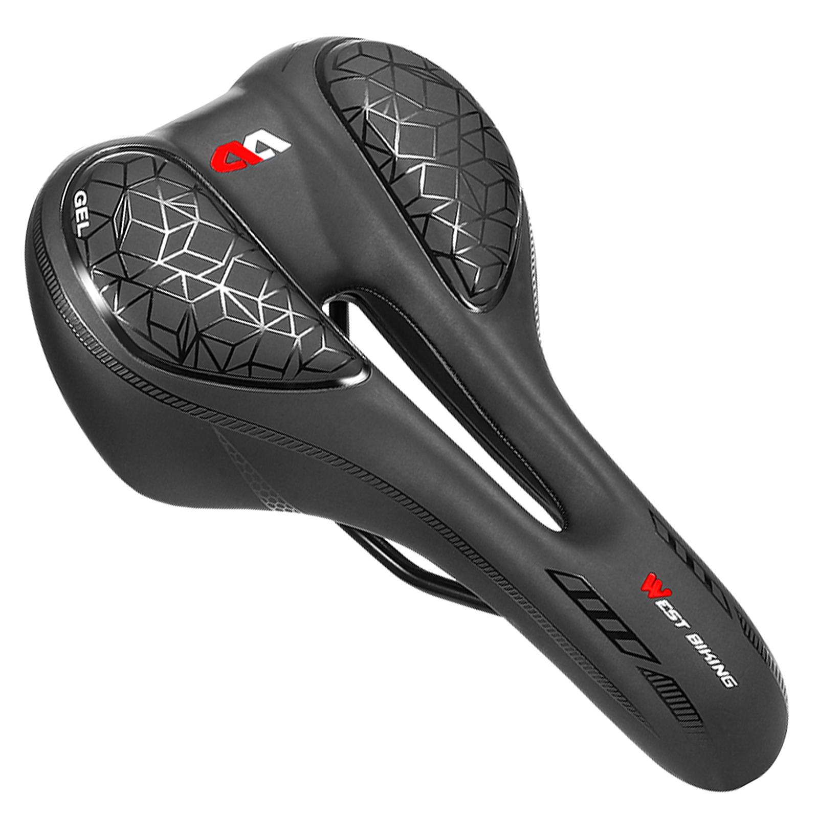 Yên xe đạp WEST BIKING với đèn đuôi LED sạc có thể tháo rời cho xe đạp leo núi và đường trường