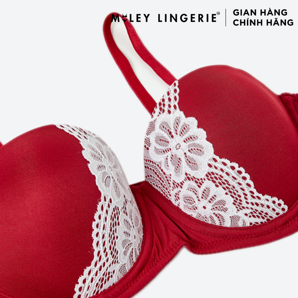 Áo Ngực Cúp Ngang Phối Viền Ren Miley Lingerie BRM04202