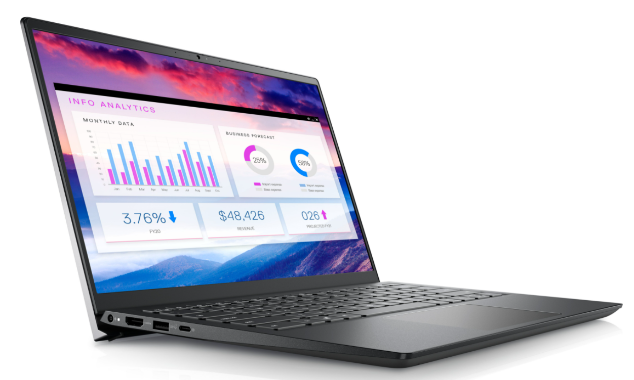 Laptop Dell Vostro 5410 V4I5014W (I5-11300H/8GB/512GB PCIE/14.0FHD/WIN10/XÁM) - Hàng Chính Hãng