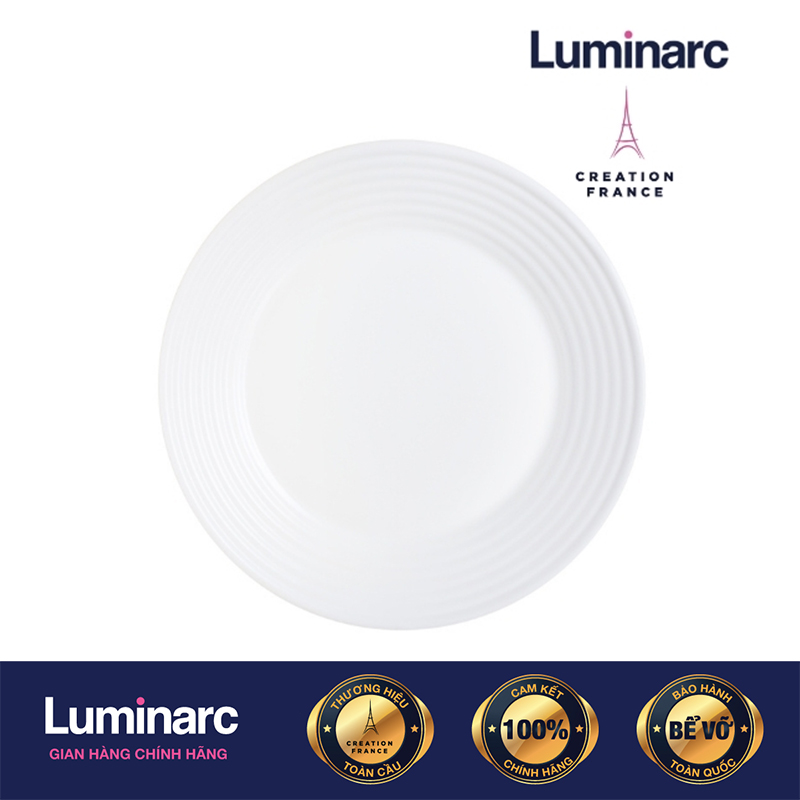 Bộ 6 Đĩa Thuỷ Tinh Luminarc Harena 23cm - LUHAN5413