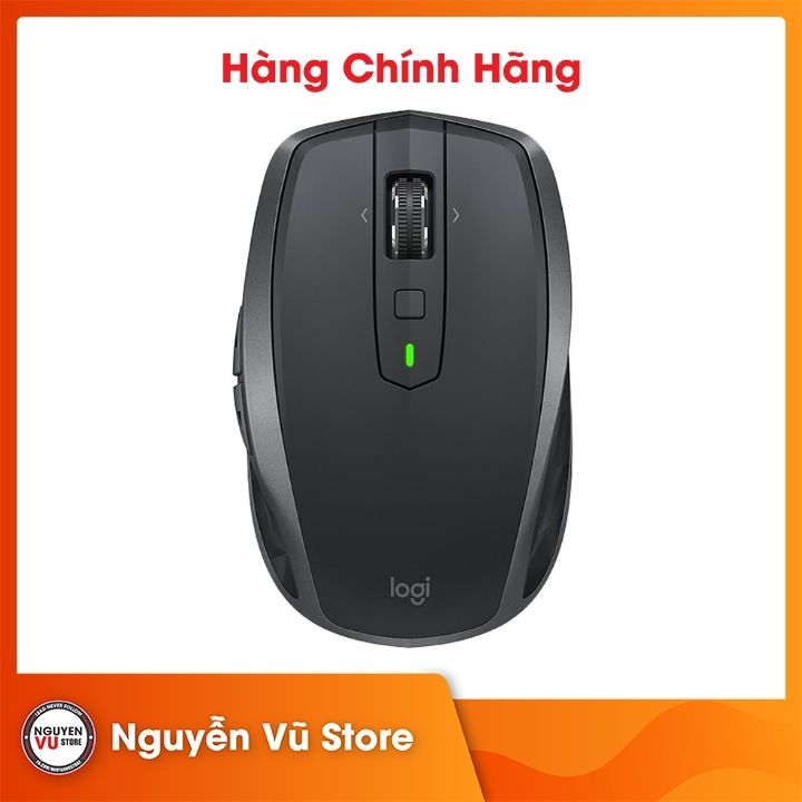 Chuột không dây Bluetooth Logitech MX Anywhere 2s - nhỏ gọn, dùng mọi bề mặt, con lăn HyperFast, sạc nhanh USB-A, phù hợp Mac/ Laptop - Hàng chính hãng