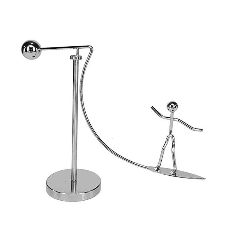 Con lắc Newton, phiên bản vận động viện trượt tuyết, đồ chơi để bàn trang trí XẢ STRESS.