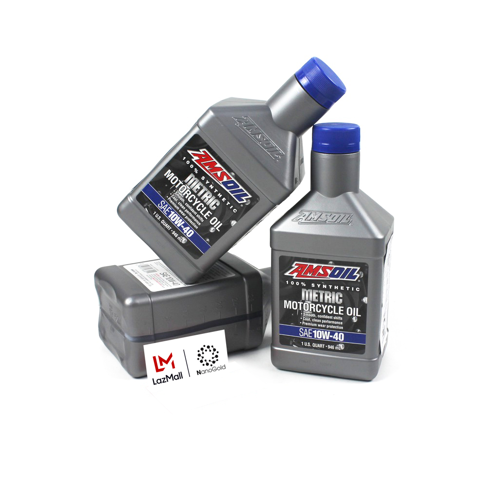 [HÀNG SIÊU CẤP] Nhớt Amsoil Metric Synthetic 10w40 Xe PKL / Xe Số / Côn Tay Cao Cấp. NHẬP MỸ