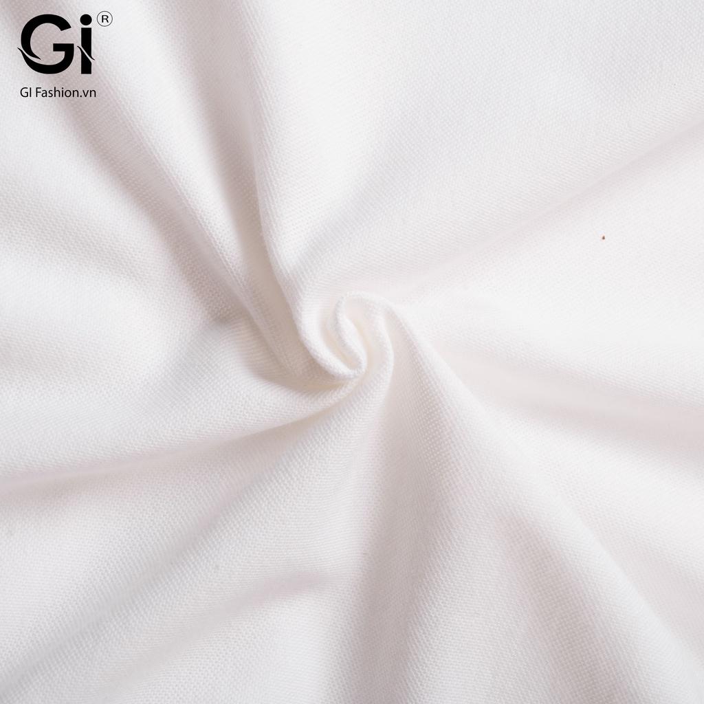 Hình ảnh Áo polo nam GI màu trắng, chất liệu cotton co giãn 4 chiều, thấm hút mồ hôi (MPC30306)