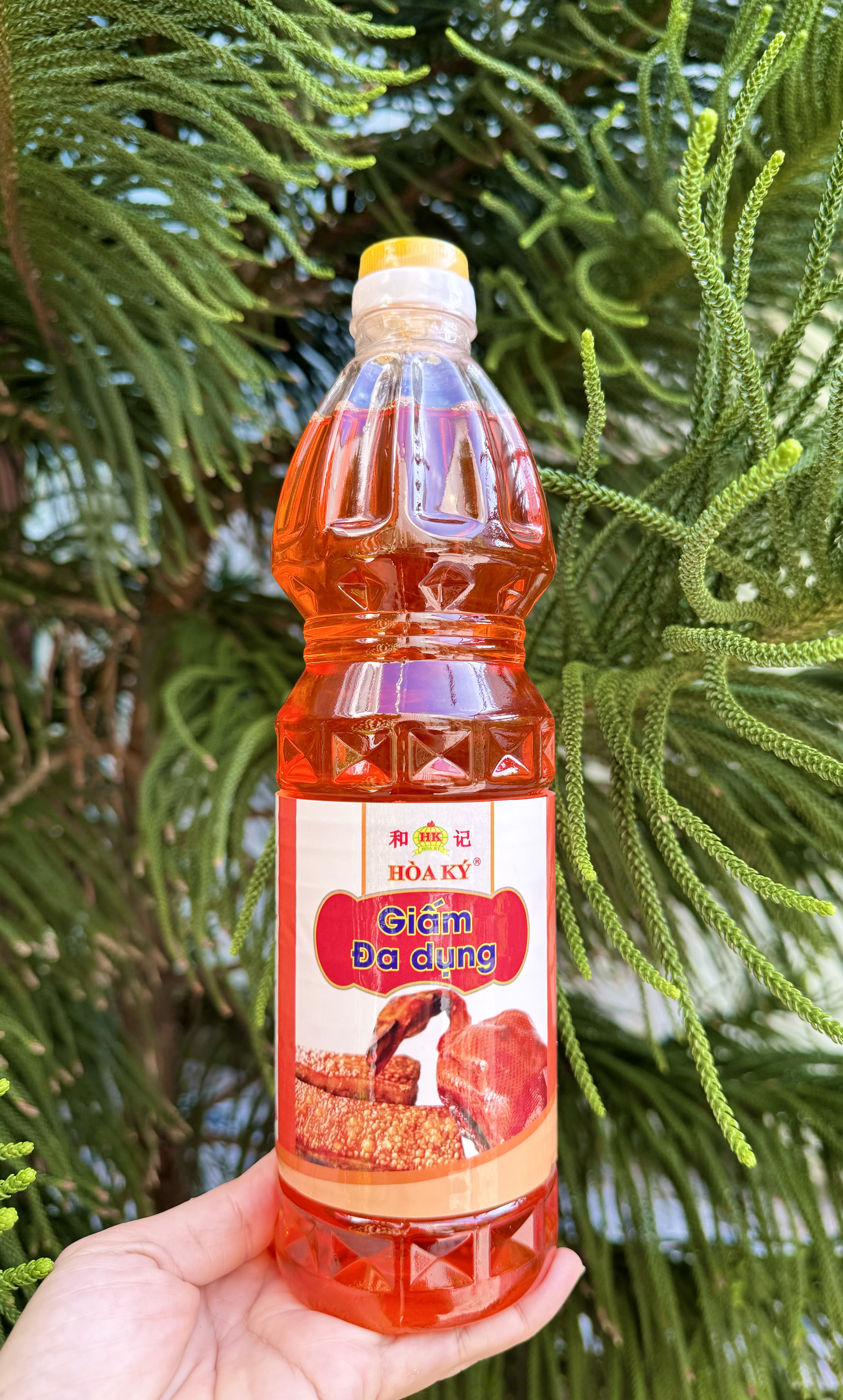 Dấm hồng 330ml + bột nổ da 100gr