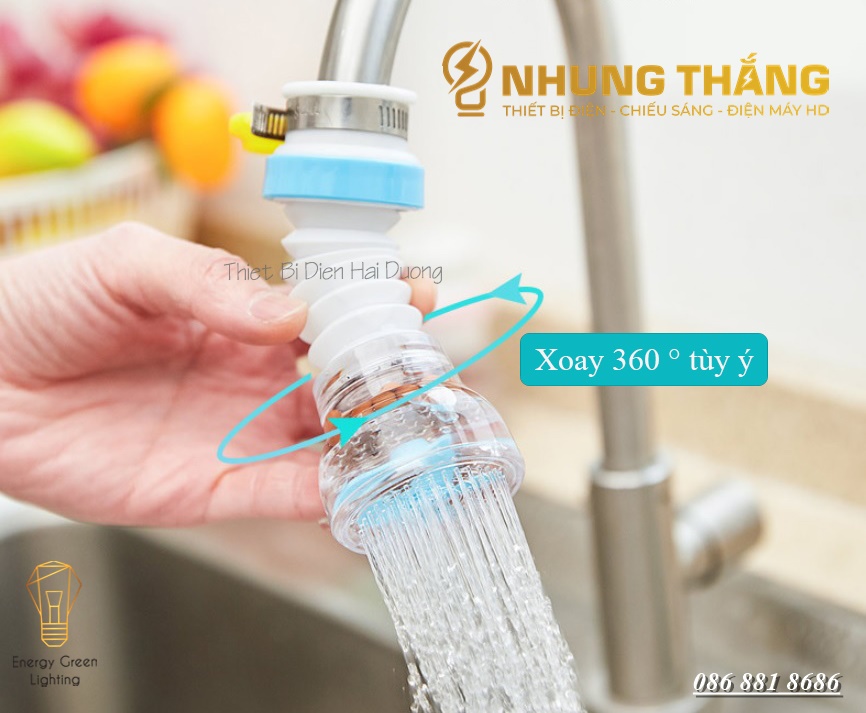 Đầu Lọc Nước Trực Tiếp Tại Vòi 6 Tầng Lọc Thế Hệ Mới - Lọc Nước Mini 6 Tầng Có Co Tăng Giảm Gắn Được Mọi Loại Vòi - Có Video