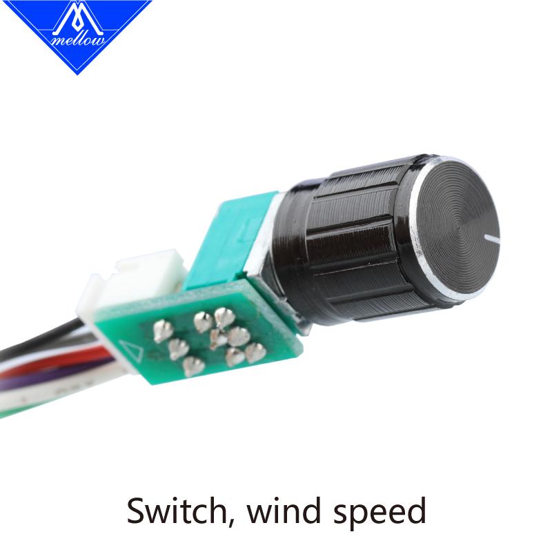 Êm Ái 24V Không Chổi Than Ly Tâm Máy Thổi Khí DC WS7040 7040 Quạt Thổi 6.5kpa Cho VzBoT Hevort 3D Máy In