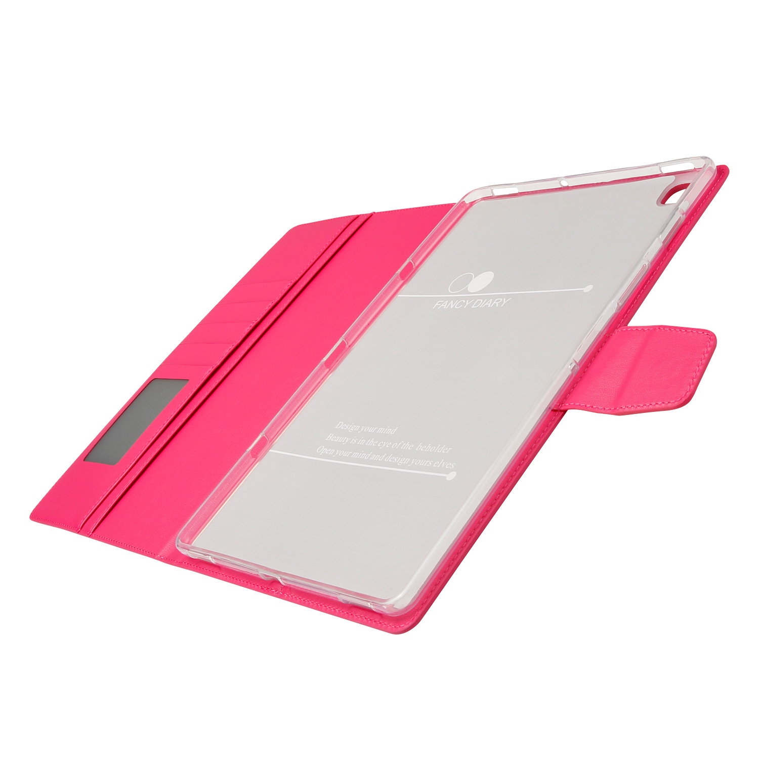 Bao da dành cho Samsung Galaxy Tab A7 10.4 T500/T505 dạng ví có ngăn đựng thẻ, đựng tiền, quai gập - Hàng chính hãng HanMan