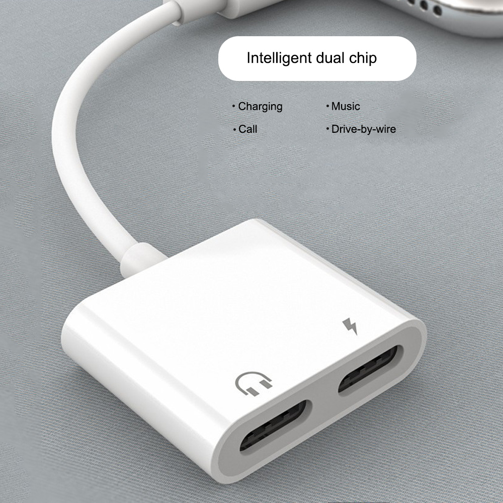 Bộ Chuyển Đổi Âm Thanh Kép Cho I-Phone 8 7 Plus 10 X