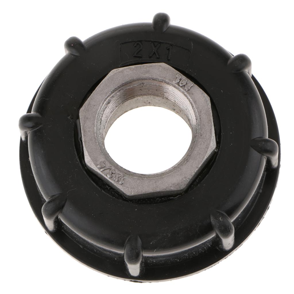 IBC Túi Nước Adapter Nắp 60 Mm Thô Sợi Chỉ Đến Năm 3/4  Bên Trong Đường Chỉ May