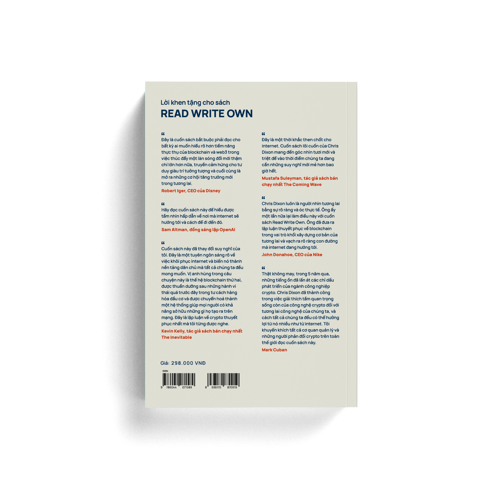 Combo Sách - ĐỌC ĐỂ DẪN ĐẦU (Naval Ravikant + Balaji Srinivasan + Read Write Own)
