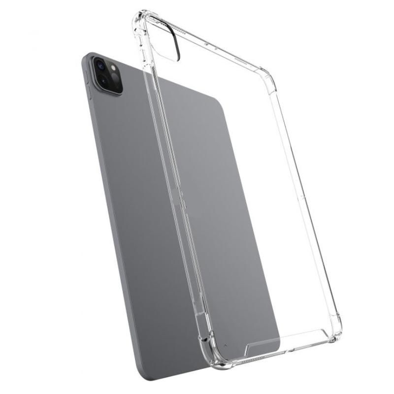 Ốp lưng trong suốt có gờ bảo vệ cho apple Ipad pro 2020 / 2021 12.9 inch - hàng nhập khẩu