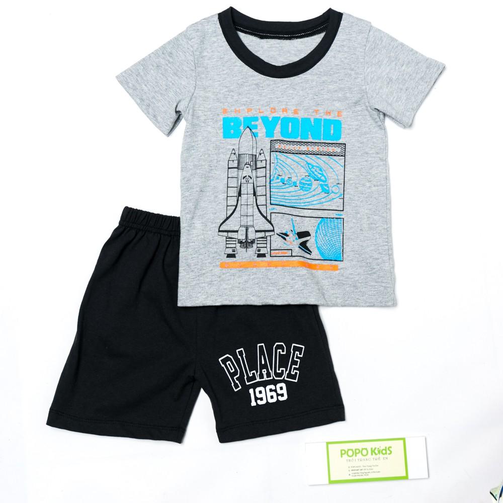 Bộ cộc tay bé trai, đồ bộ bé trai