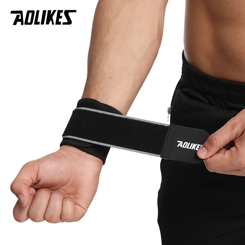 Quấn cổ tay tập gym AOLIKES YE-7938 bảo vệ khớp tay Sport wrist support