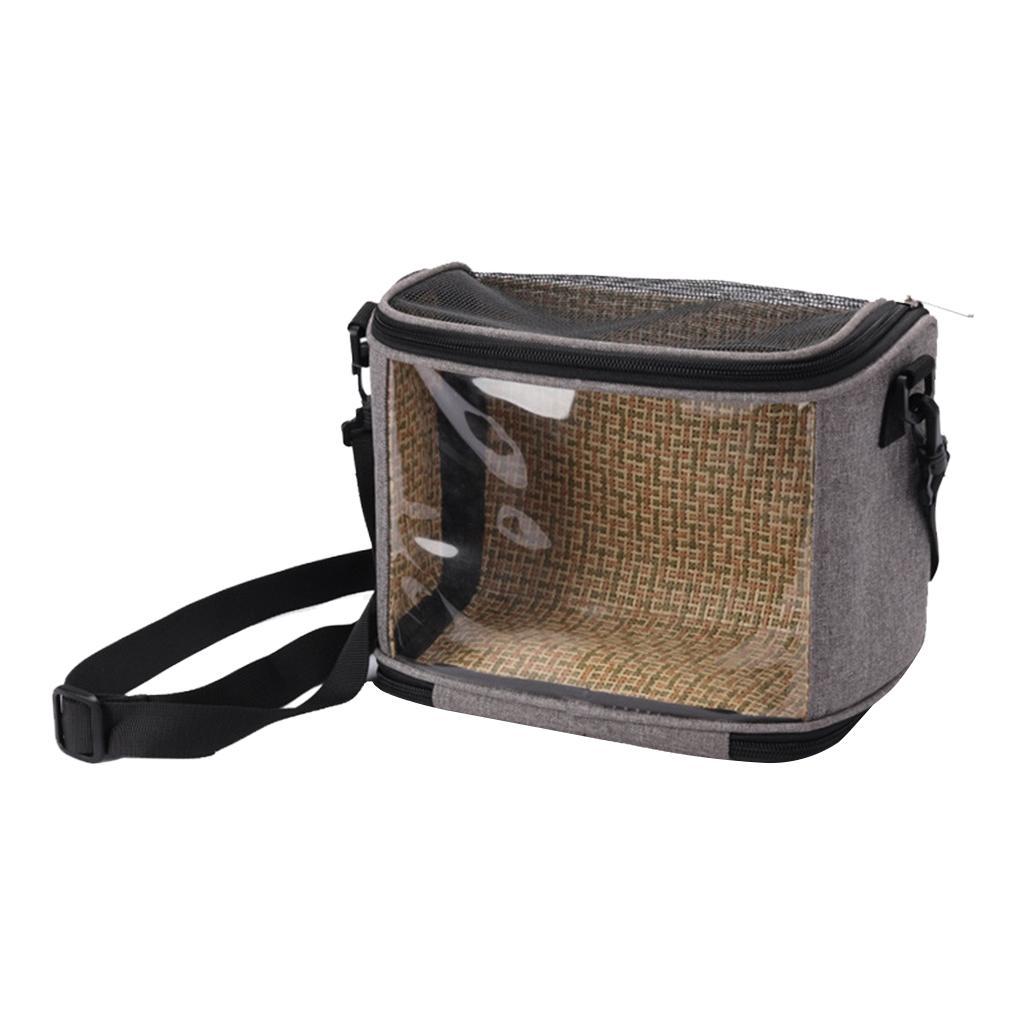 Bird Parrot Carrier Bag Transparent Breathable Pet Travel Bag for Rabbit