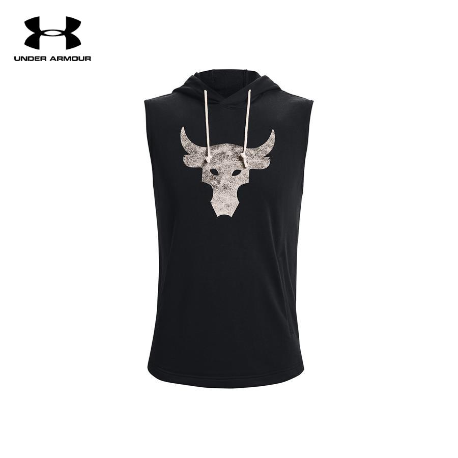 Áo ba lỗ có nón thể thao nam Under Armour Project Rock Terry - 1367108-001