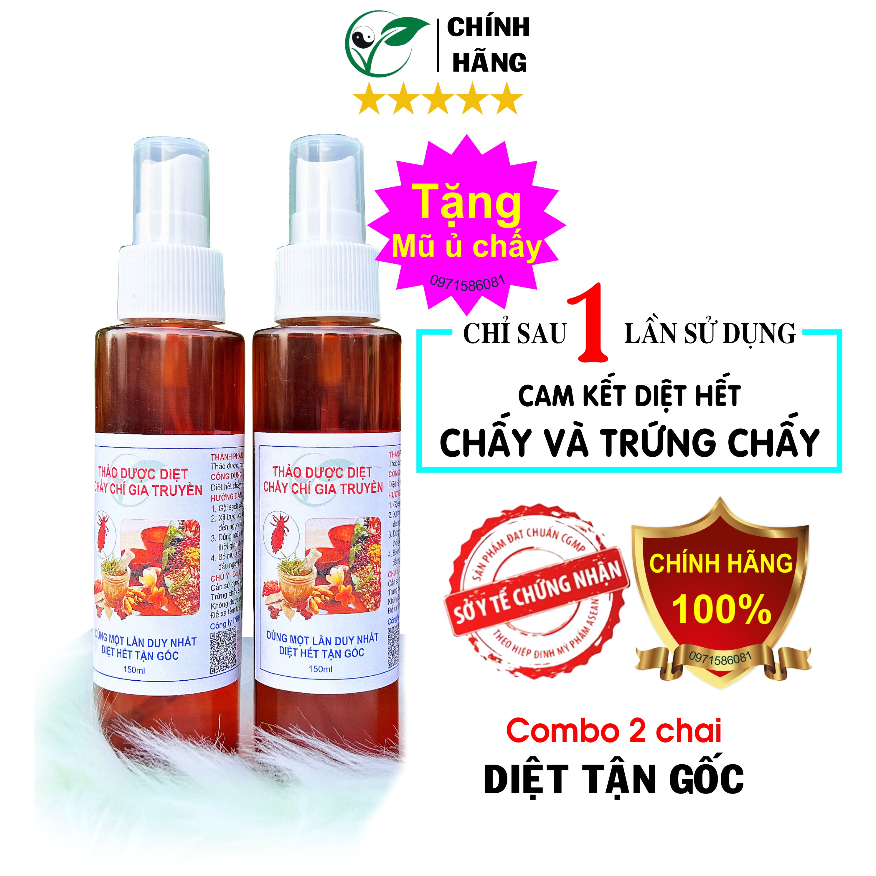 Ủ Chấy. Dầu Gội Trị Chấy. Diệt Tận Gốc Chấy Chí Và Trứng Cho Bé. Sản phẩm thảo dược. Dầu Gội Trị Chí. Ủ Chí