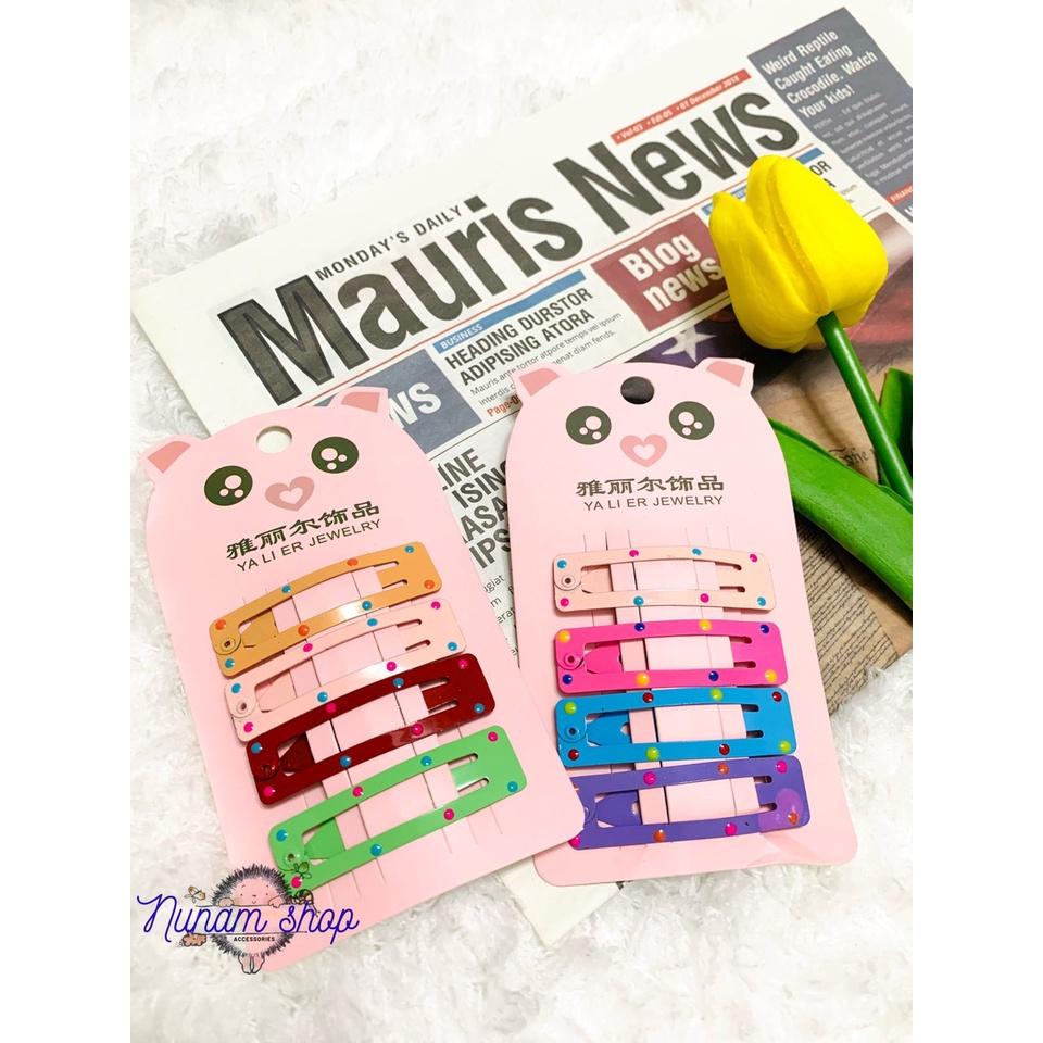 SET4 - KẸP BẤM HÌNH TRÁI CÂY CƯNG XỈU CUTE CHO BÉ YÊU - NUNAM SHOP