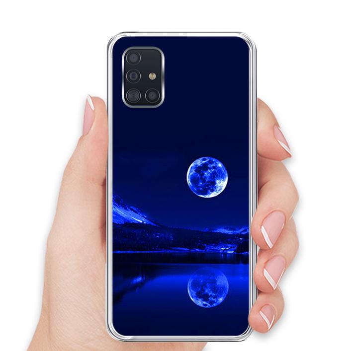 Ốp lưng điện thoại Samsung Galaxy A51 - Silicon dẻo - 0269 MOON02 - Hàng Chính Hãng