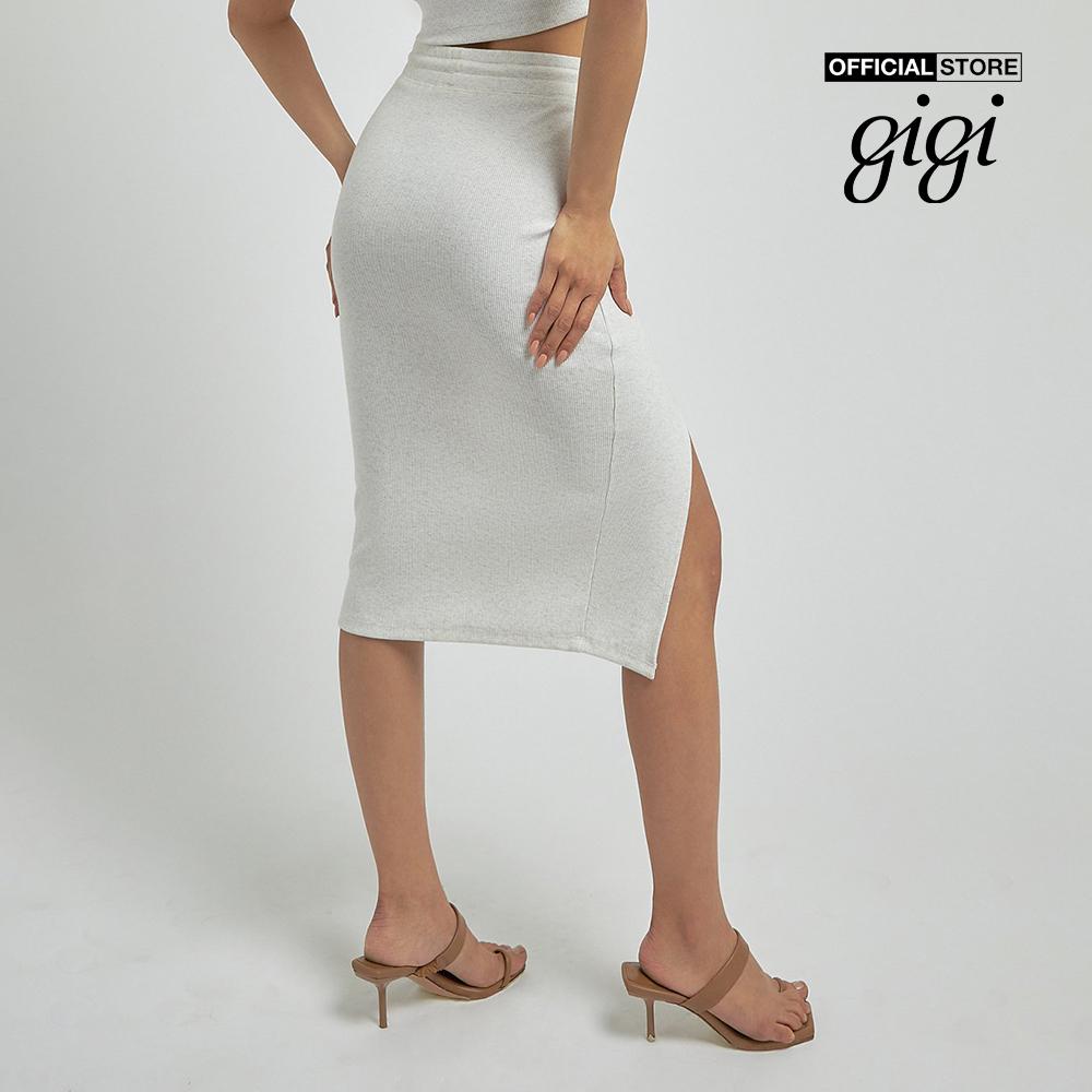 GIGI - Chân váy bút chì lưng thun Front Slits G3302S221513