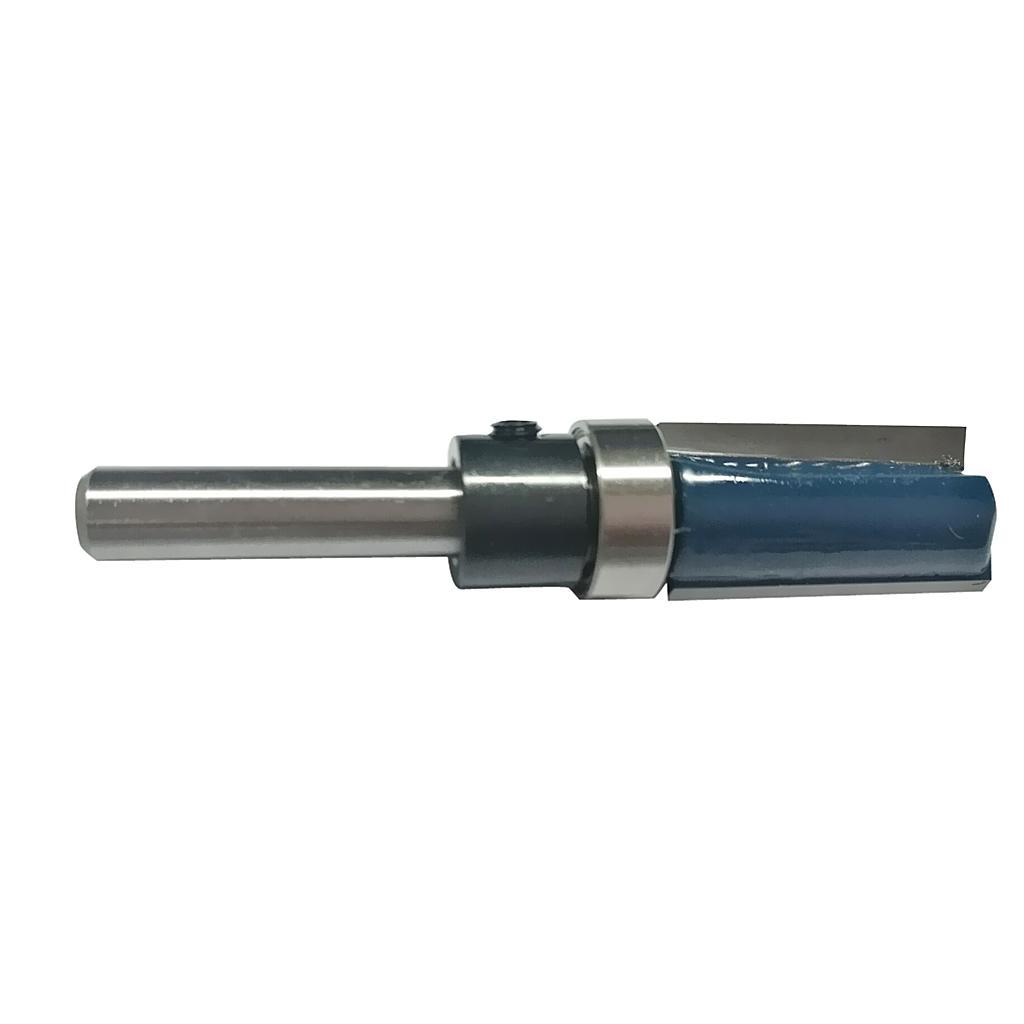 2 Flute 1/4'' Shank Mortise Template Router Bit Flush Trim for Solid Wood