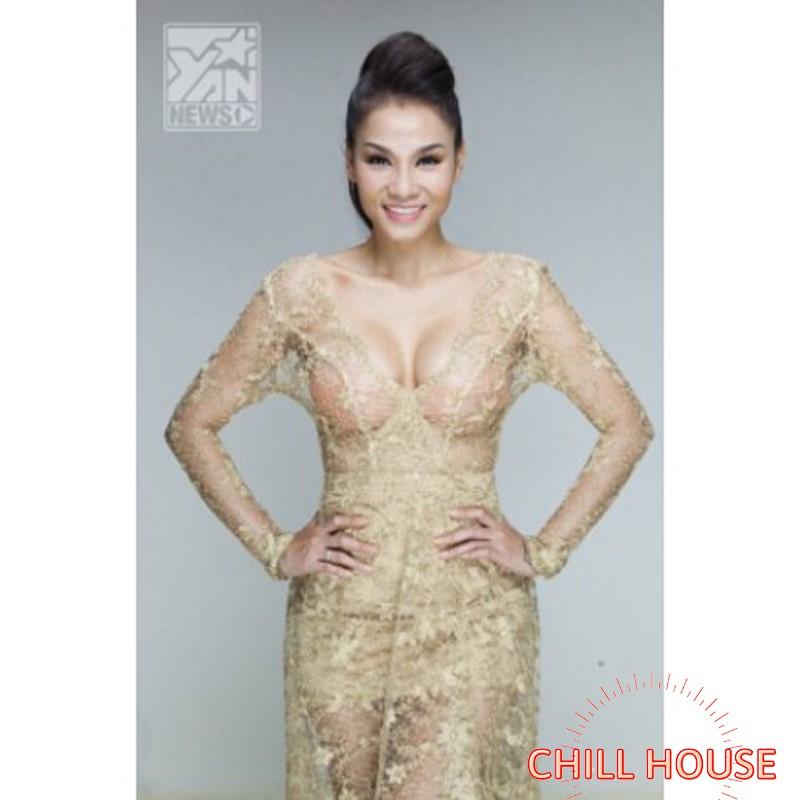 Hot Áo dán ngực silicon cài trước tạo khe cực đẹp full hộp - CHILLHOUSE