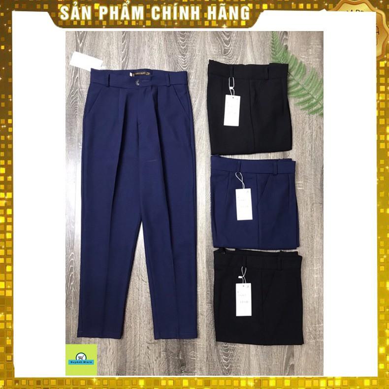 (Lẻ bằng sỉ) Quần baggy zr mẫu mới chất vitex mềm mịn hai màu xanh đen