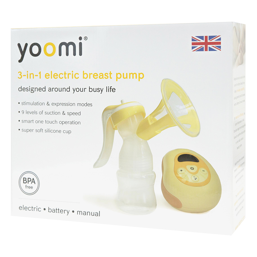 Máy hút sữa 3 trong 1 Yoomi