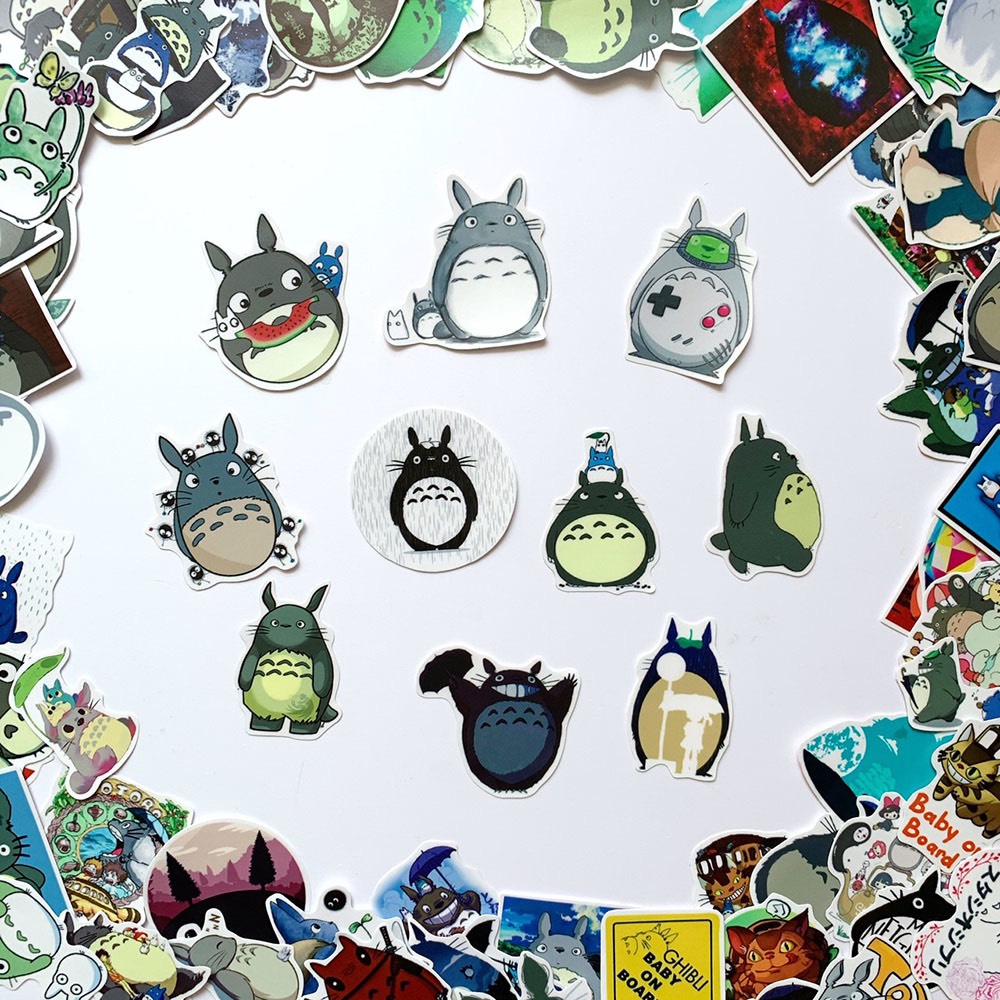 Sticker Totoro set 60 ảnh có ép lụa