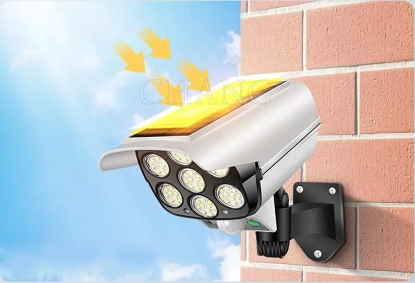 ĐÈN CẢM BIẾN NĂNG LƯỢNG CL-877A HÌNH CAMERA , KÈM REMOTE FULL PHỤ KIỆN,SIÊU SÁNG