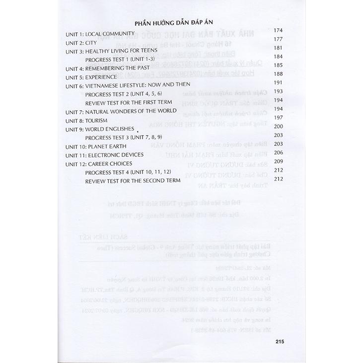 Sách - Bài tập phát triển năng lực Tiếng anh 9 - Global Success (Theo chương trình GDPT mới)