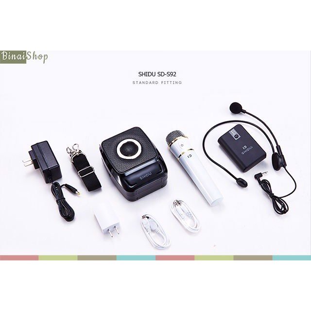 Máy Trợ Giảng Không Dây Shidu SD-S92 - Hàng Chính Hãng