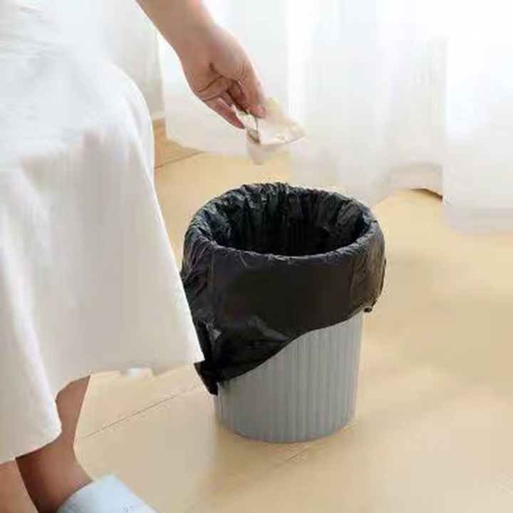 Túi đựng rác tự phân hủy màu đen dai dày bảo vệ môi trường, sử dụng tiện lợi, tiết kiệm