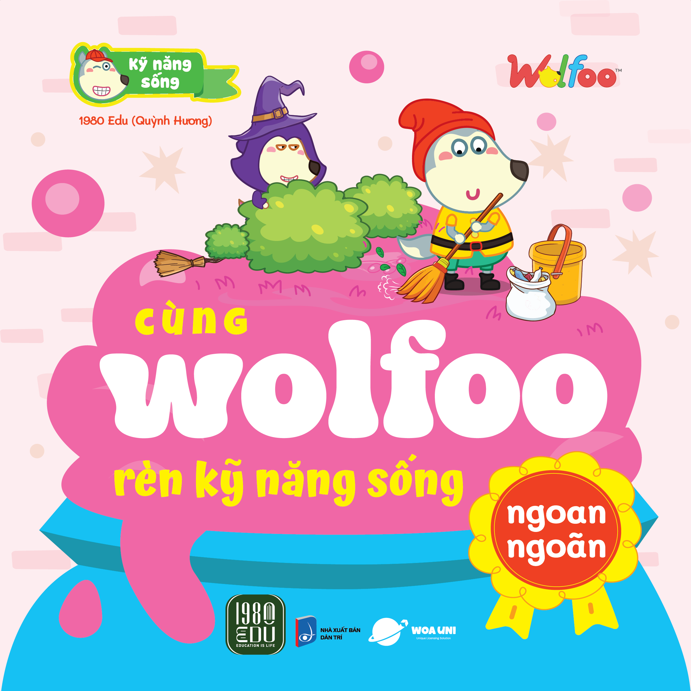 Combo 6 cuốn Cùng Wolfoo Rèn Kỹ Năng Sống