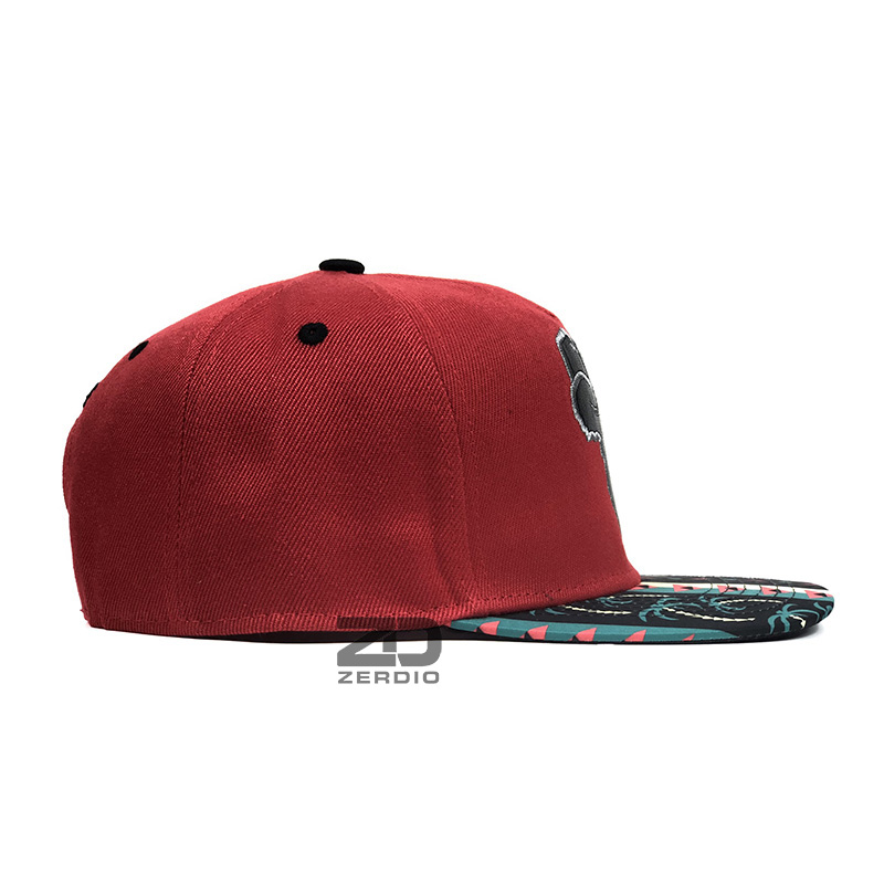Nón hiphop snapback, mũ nam màu đỏ phong cách cá tính - SN86