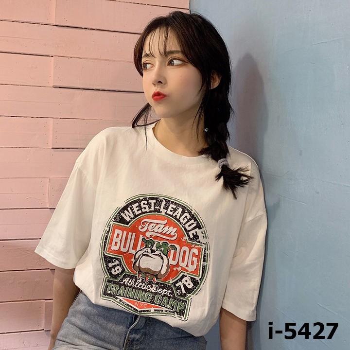Áo Thun Nữ Tay Lỡ BULLDOG SIÊU HOT