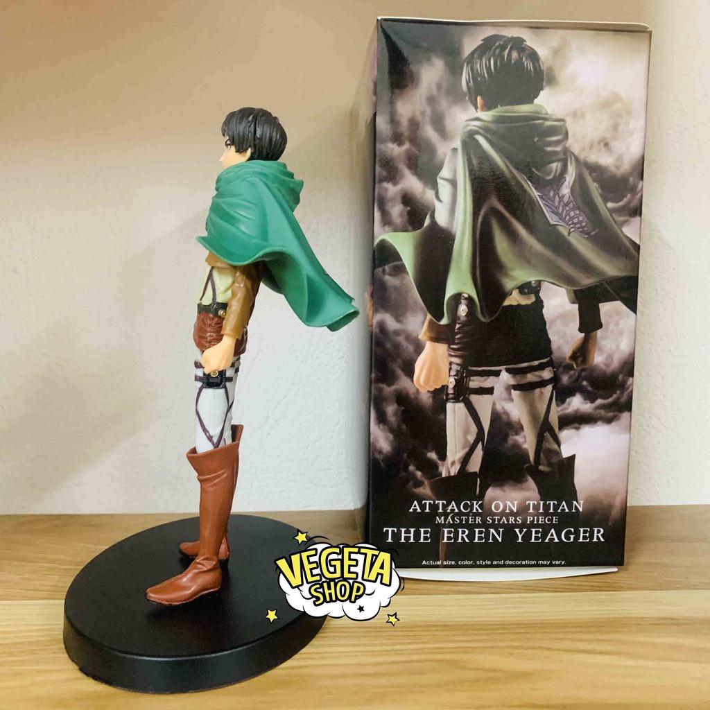 Mô hình Attack On Titan - Eren Yeager - Eren trong trang phục Trinh sát binh đoàn - Fullbox 16cm - Đại chiến titan