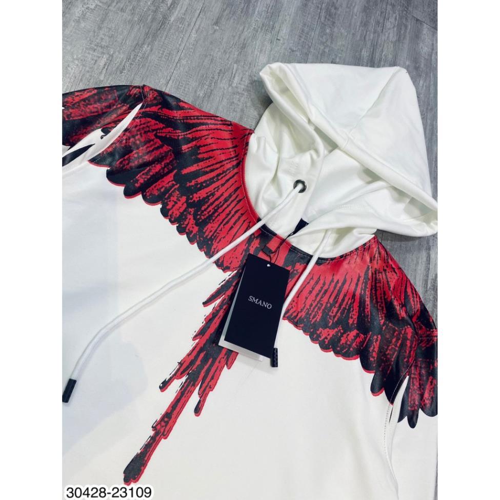 Áo nỉ mũ hoodie MCL bulong cao cấp 2 màu đen trắng