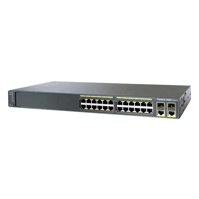Thiết Bị Chuyển Mạch Switch Cisco WS-C2960+24TC-S - Hàng Nhập Khẩu