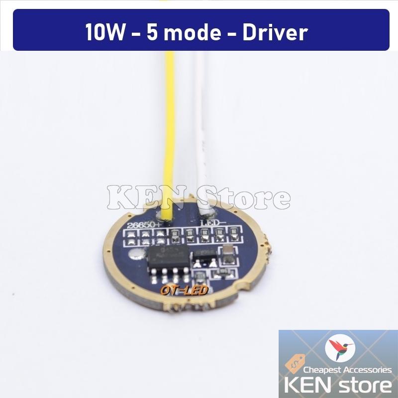 Led driver, nguồn led 5W 10W in 3V-4.2V (1 pin 18650), out 3.7V dành cho chip led XPE / Q5 / XML T6 / XML2 U2