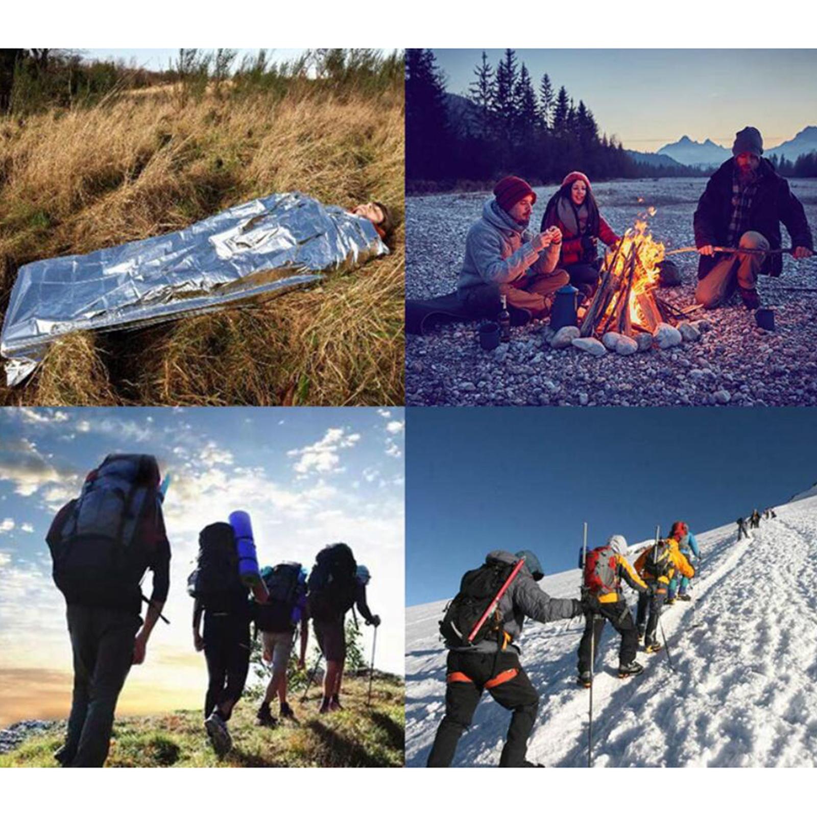 Waterproof Emergency Blankets Keep Warm First Aid Gear